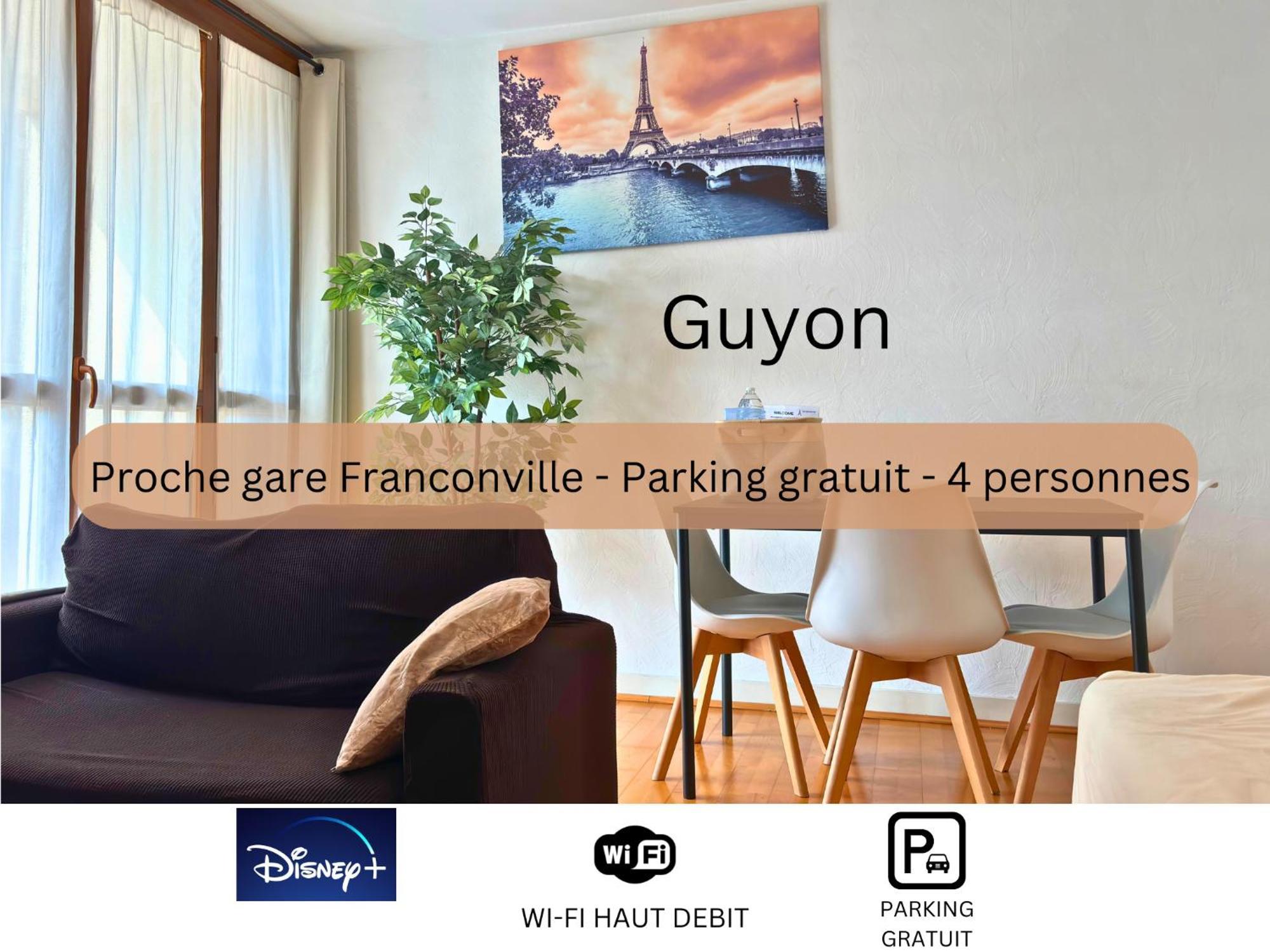 Guyon - Cosy Proche Gare Parking Facile - Balcon #Sirdest Apartment ฟรังกงวิลล์ ภายนอก รูปภาพ